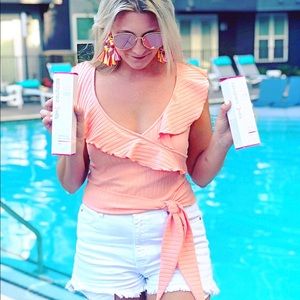 Nordstrom BP wrap crop top